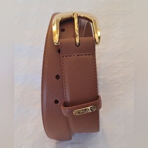 Lauren Ralph Lauren Tan Leather Belt